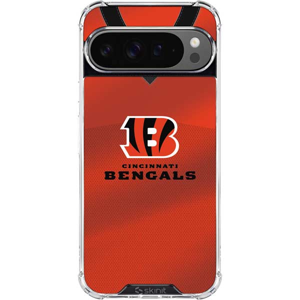 NFL Cincinnati Bengals Team Jersey Google Pixel 10 Pro Clear Case