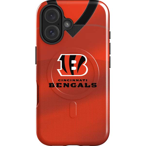 NFL Cincinnati Bengals Team Jersey iPhone 16 Magsafe Impact Case