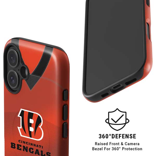 NFL Cincinnati Bengals Team Jersey iPhone 16 Magsafe Impact Case