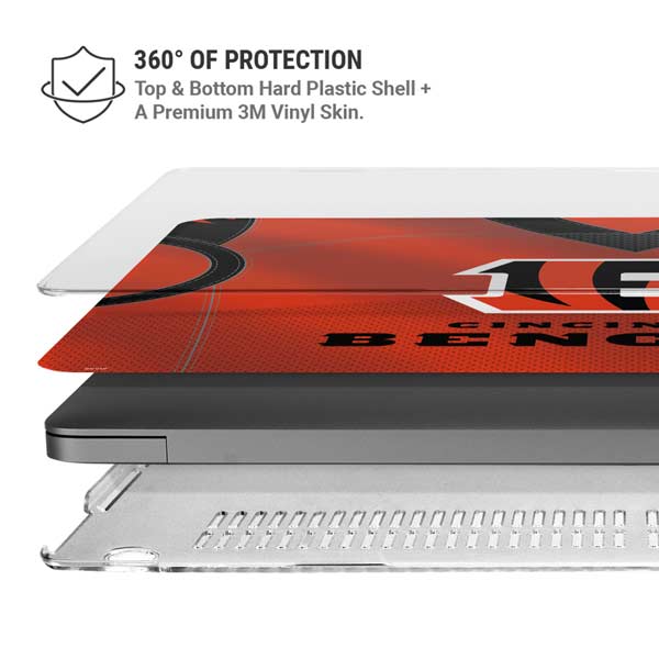 NFL Cincinnati Bengals Team Jersey MacBook Pro 14in (2021-24) Case plus Skin