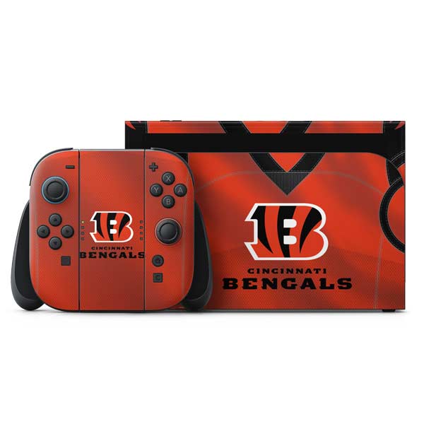 NFL Cincinnati Bengals Team Jersey Nintendo Skins