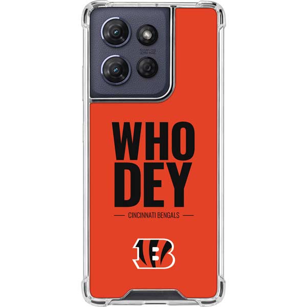 NFL Cincinnati Bengals Team Motto Moto G Power 5G (2025) Clear Case