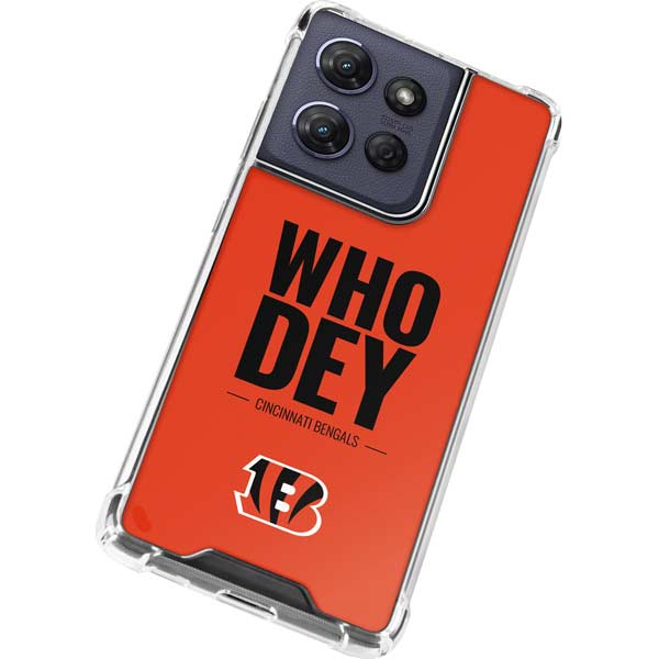 NFL Cincinnati Bengals Team Motto Moto G Power 5G (2025) Clear Case