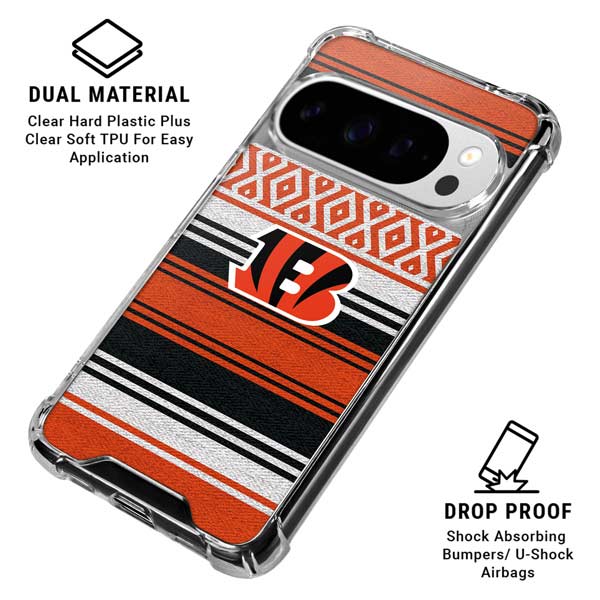 NFL Cincinnati Bengals Trailblazer Google Pixel 10 Pro XL Clear Case
