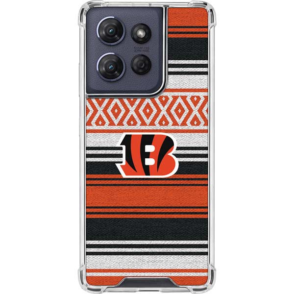 NFL Cincinnati Bengals Trailblazer Moto G 5G (2025) Clear Case
