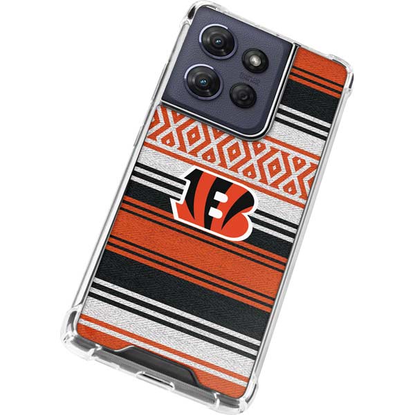 NFL Cincinnati Bengals Trailblazer Moto G 5G (2025) Clear Case