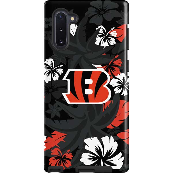 NFL Cincinnati Bengals Tropical Print Galaxy Cases