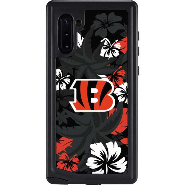 NFL Cincinnati Bengals Tropical Print Galaxy Cases