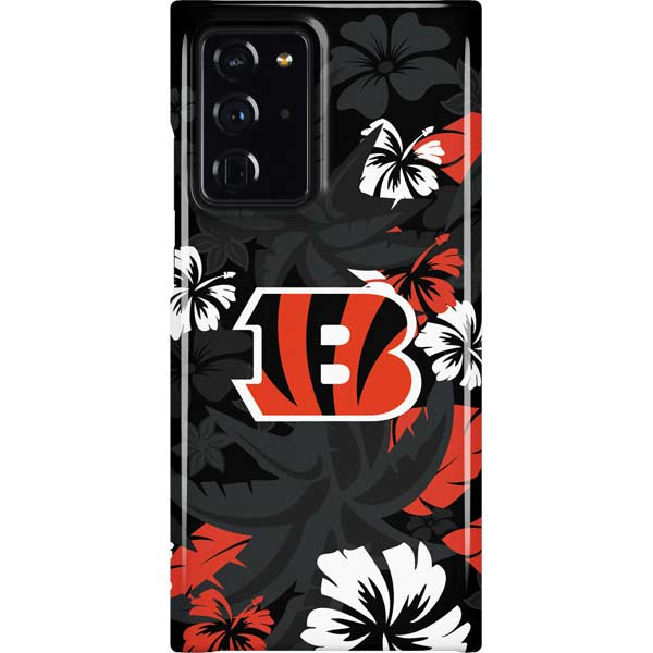 NFL Cincinnati Bengals Tropical Print Galaxy Cases