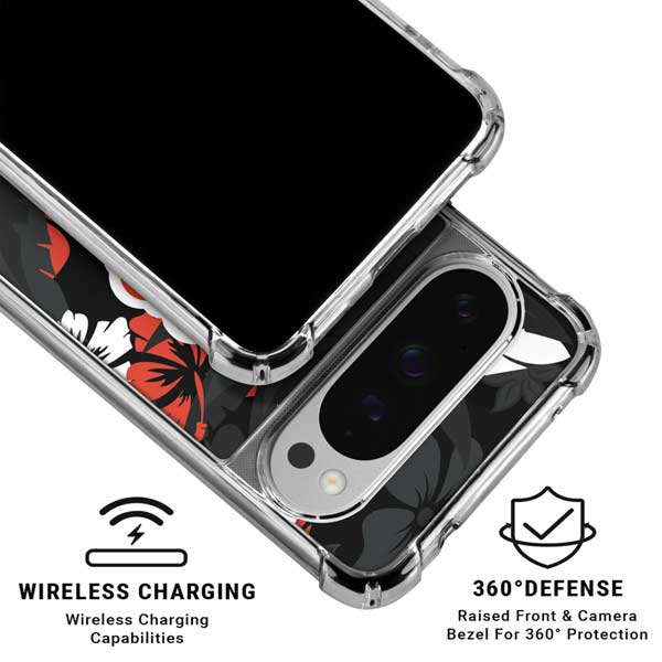 NFL Cincinnati Bengals Tropical Print Google Pixel 10 Pro XL Clear Case