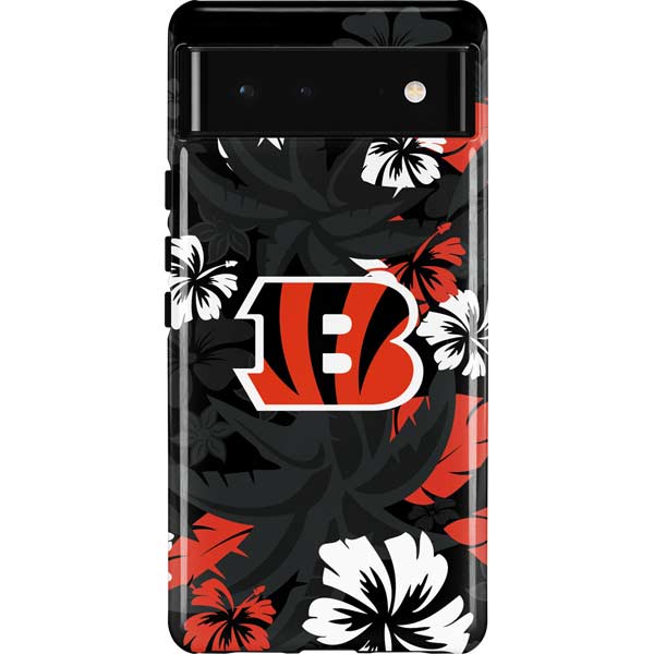 NFL Cincinnati Bengals Tropical Print Pixel Cases