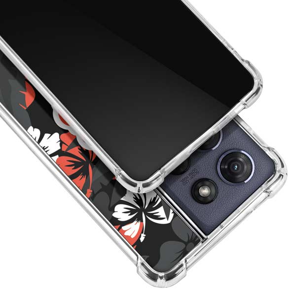 NFL Cincinnati Bengals Tropical Print Moto G Stylus 5G (2025) Clear Case