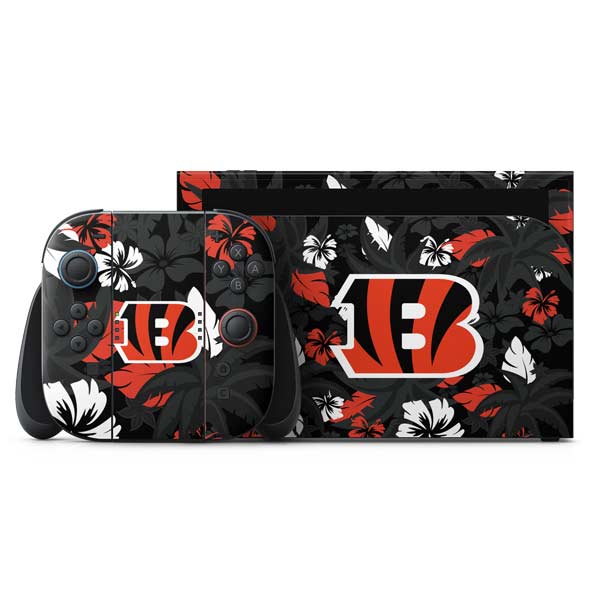 NFL Cincinnati Bengals Tropical Print Nintendo Skins