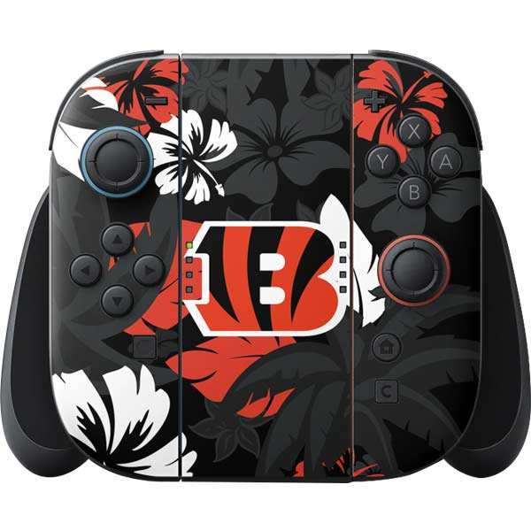 NFL Cincinnati Bengals Tropical Print Nintendo Skins