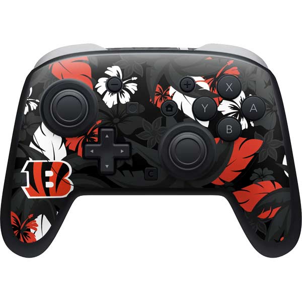 NFL Cincinnati Bengals Tropical Print Nintendo Skins