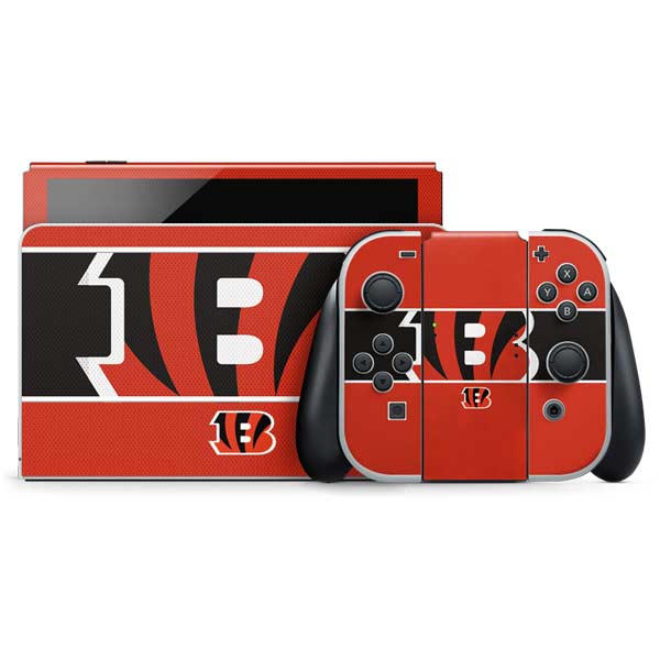 NFL Cincinnati Bengals Zone Block Nintendo Skins