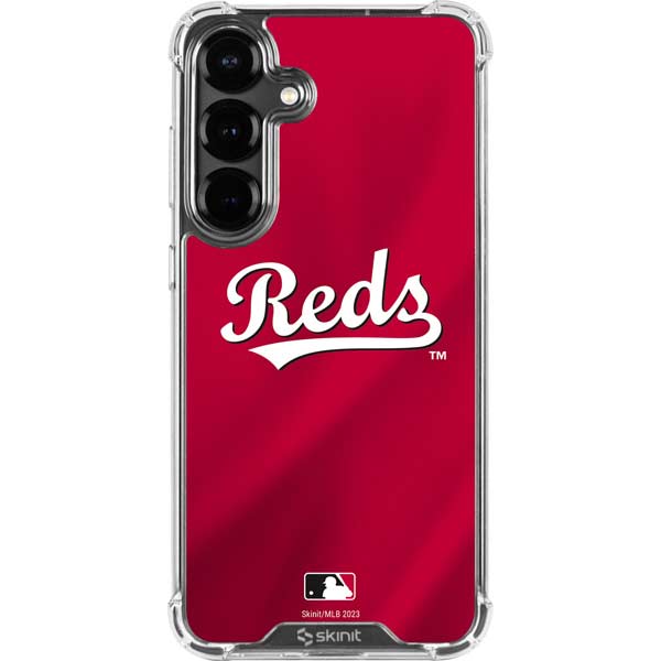 MLB Cincinnati Reds Alternate/Away Jersey Galaxy S26 Plus Clear Case