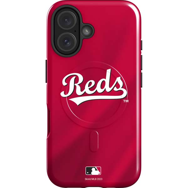 MLB Cincinnati Reds Alternate/Away Jersey iPhone 16 Magsafe Impact Case