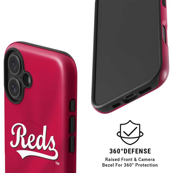 MLB Cincinnati Reds Alternate/Away Jersey iPhone 16 Plus Magsafe Impact Case