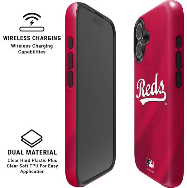 MLB Cincinnati Reds Alternate/Away Jersey iPhone 16 Plus Magsafe Impact Case