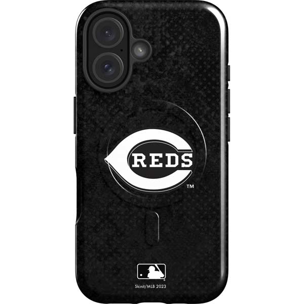 MLB Cincinnati Reds Dark Wash iPhone 16 Magsafe Impact Case