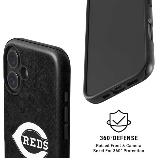 MLB Cincinnati Reds Dark Wash iPhone 16 Magsafe Impact Case