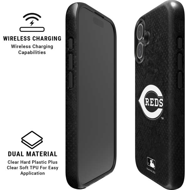 MLB Cincinnati Reds Dark Wash iPhone 16 Magsafe Impact Case