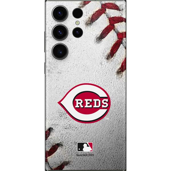 MLB Cincinnati Reds Game Ball Galaxy Skins