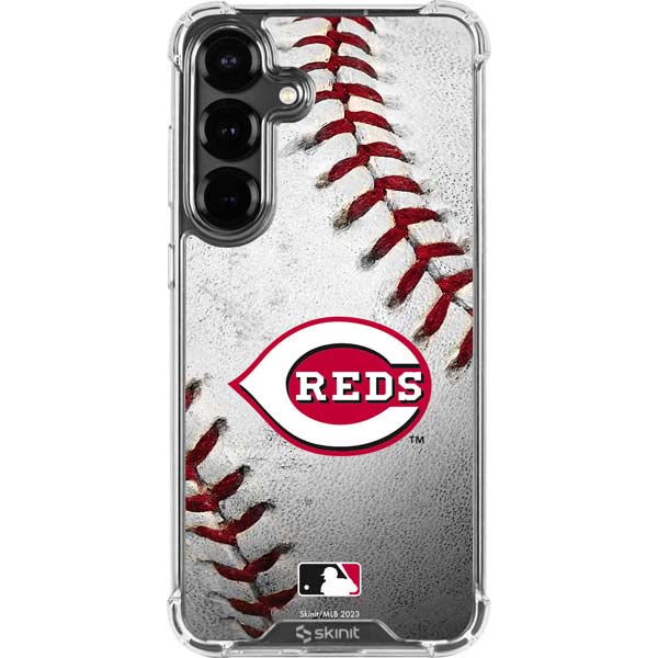 MLB Cincinnati Reds Game Ball Galaxy S26 Clear Case