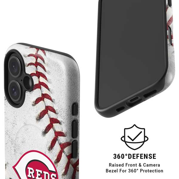 MLB Cincinnati Reds Game Ball iPhone 16 Magsafe Impact Case