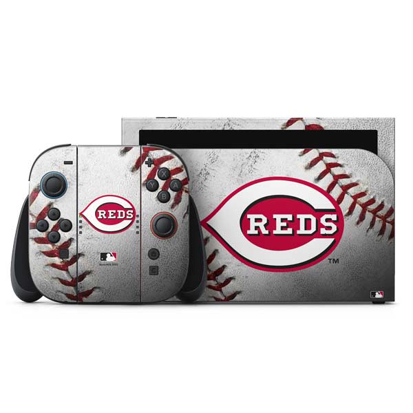 MLB Cincinnati Reds Game Ball Nintendo Skins