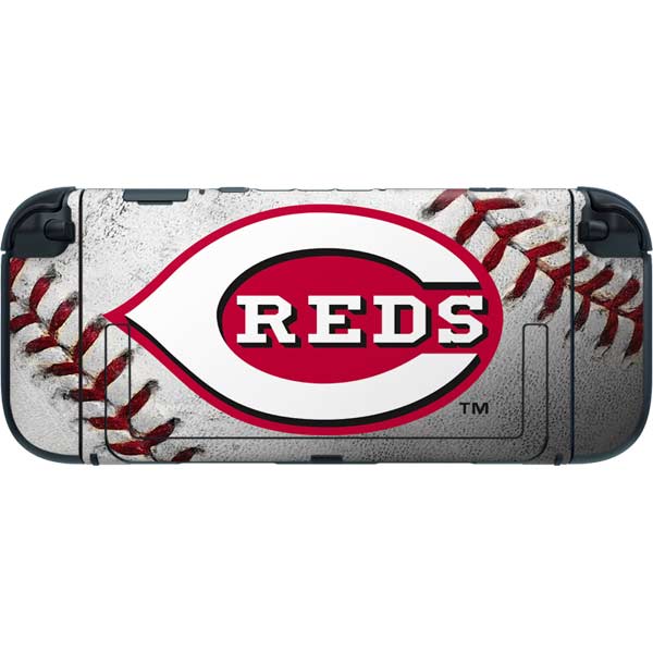 MLB Cincinnati Reds Game Ball Nintendo Switch 2 (2025) with Joy-Con Skin