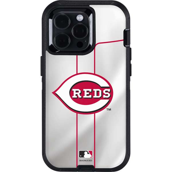 MLB Cincinnati Reds Home Jersey Otterbox Defender iPhone Skin