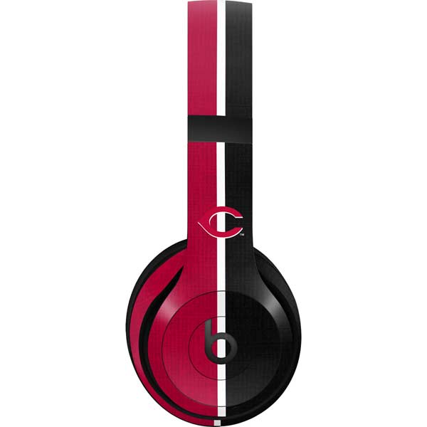 MLB Cincinnati Reds Split Beats Studio Pro Wireless Headphones Skin