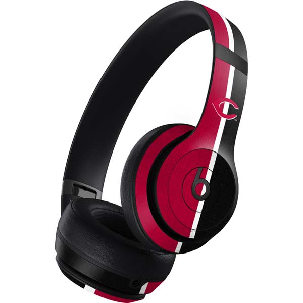 MLB Cincinnati Reds Split Beats Studio Pro Wireless Headphones Skin