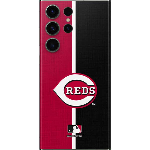 MLB Cincinnati Reds Split Galaxy Skins