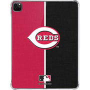 MLB Cincinnati Reds Split iPad Pro 11in (2024) Clear Case