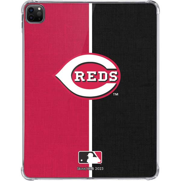 MLB Cincinnati Reds Split iPad Pro 11in (2024) Clear Case