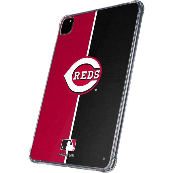 MLB Cincinnati Reds Split iPad Pro 11in (2024) Clear Case