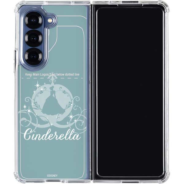 Disney Cinderella Carriage Galaxy Z Fold7 Clear Case