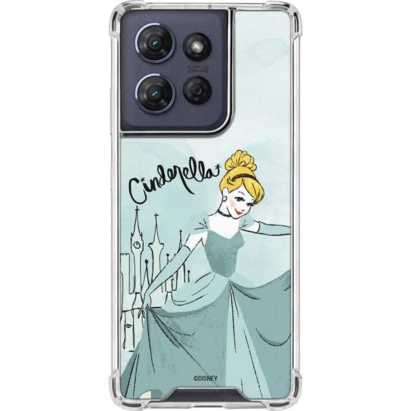Disney Princess Cinderella Curtsy Art Moto G 5G (2025) Clear Case