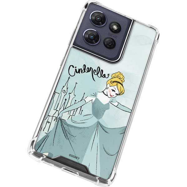 Disney Princess Cinderella Curtsy Art Moto G 5G (2025) Clear Case