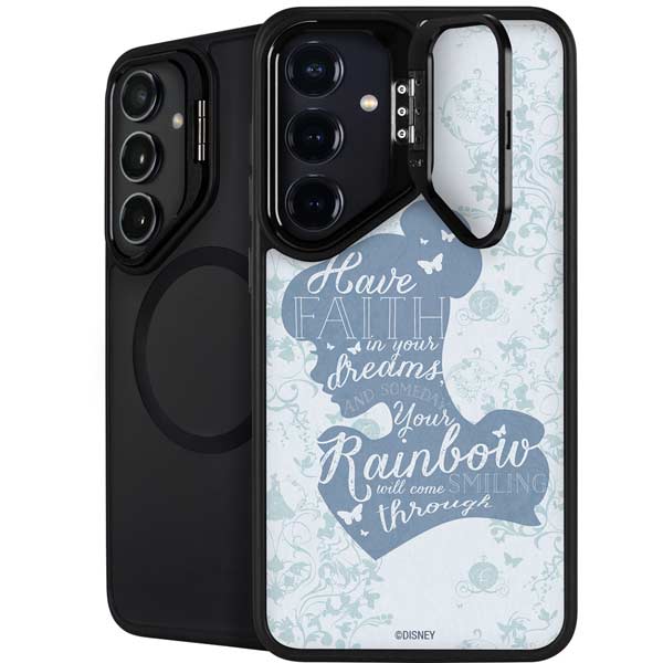 Disney Cinderella Faith In Your Dreams Silhouette Galaxy S26 Plus Kickstand Case