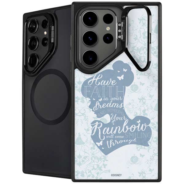Disney Cinderella Faith In Your Dreams Silhouette Galaxy S26 Ultra Kickstand Case