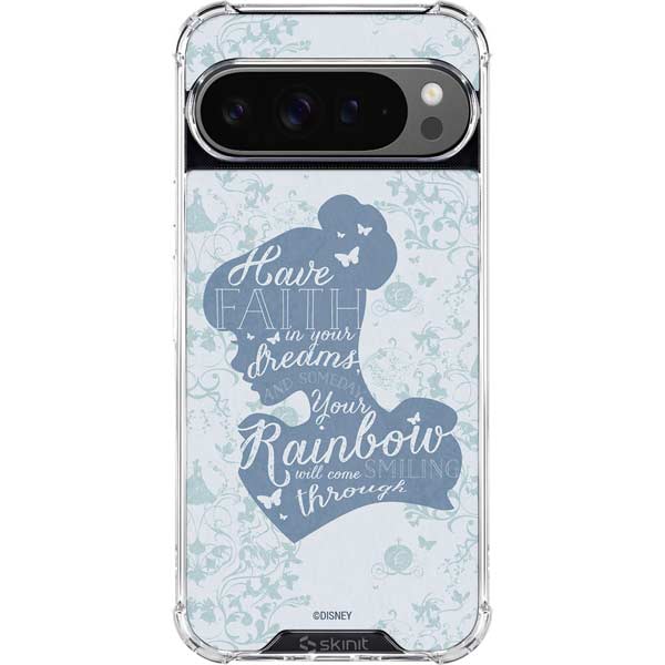 Disney Cinderella Faith In Your Dreams Silhouette Google Pixel 10 Pro Clear Case