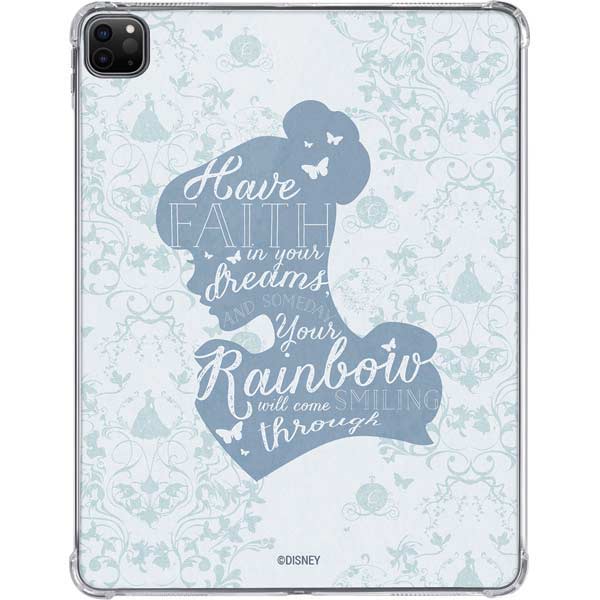 Disney Cinderella Faith In Your Dreams Silhouette iPad Pro 11in (2024) Clear Case