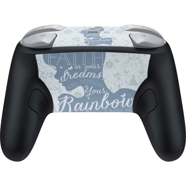 Disney Cinderella Faith In Your Dreams Silhouette Nintendo Switch 2 (2025) Pro Controller Skin