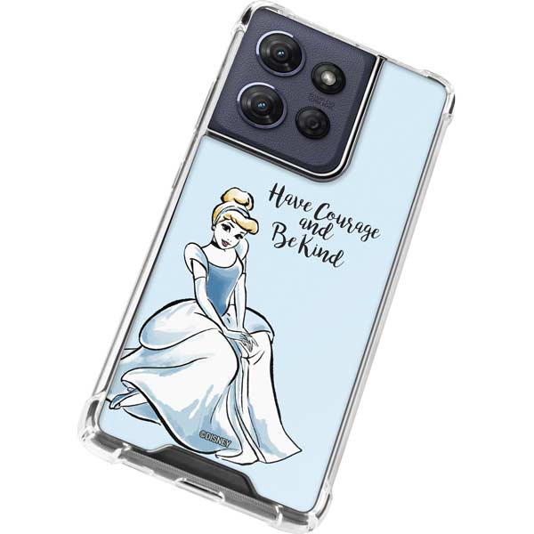 Disney Princess Cinderella Have Courage and Be Kind Art Moto G Play 5G (2025) Clear Case