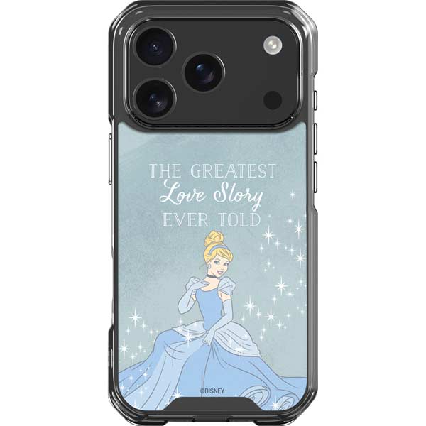 Disney Cinderella Greatest Love Story Ever Told iPhone 17 Pro Clear Case