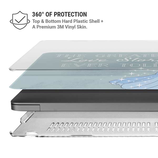 Disney Cinderella Greatest Love Story Ever Told MacBook Pro 14in (2021-24) Case plus Skin